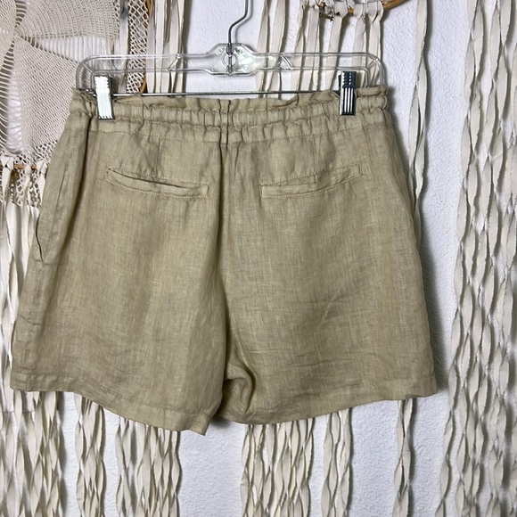 Michael Stars Paulette Tan Linen Shorts size XS - Picture 5 of 13